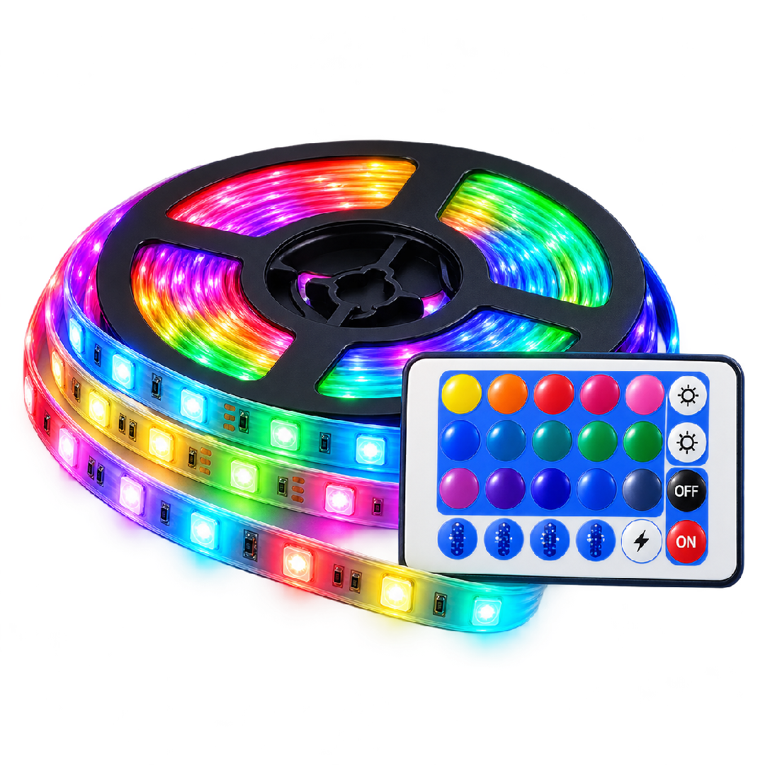 RGB LED traka na kalemu sa daljinskim upravljačem od 24 tastera