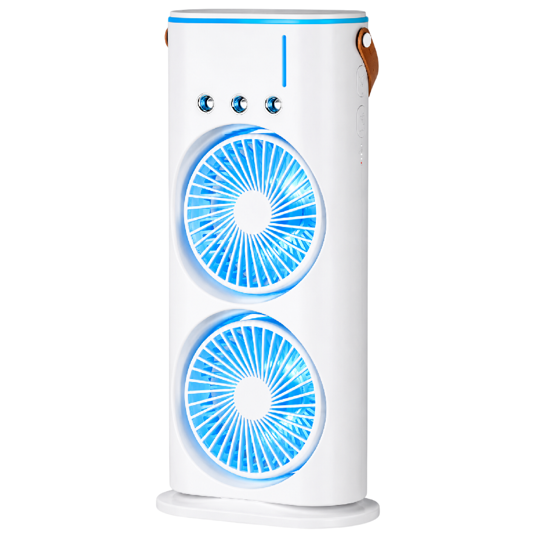 Mini dupli ventilator sa raspršivačem