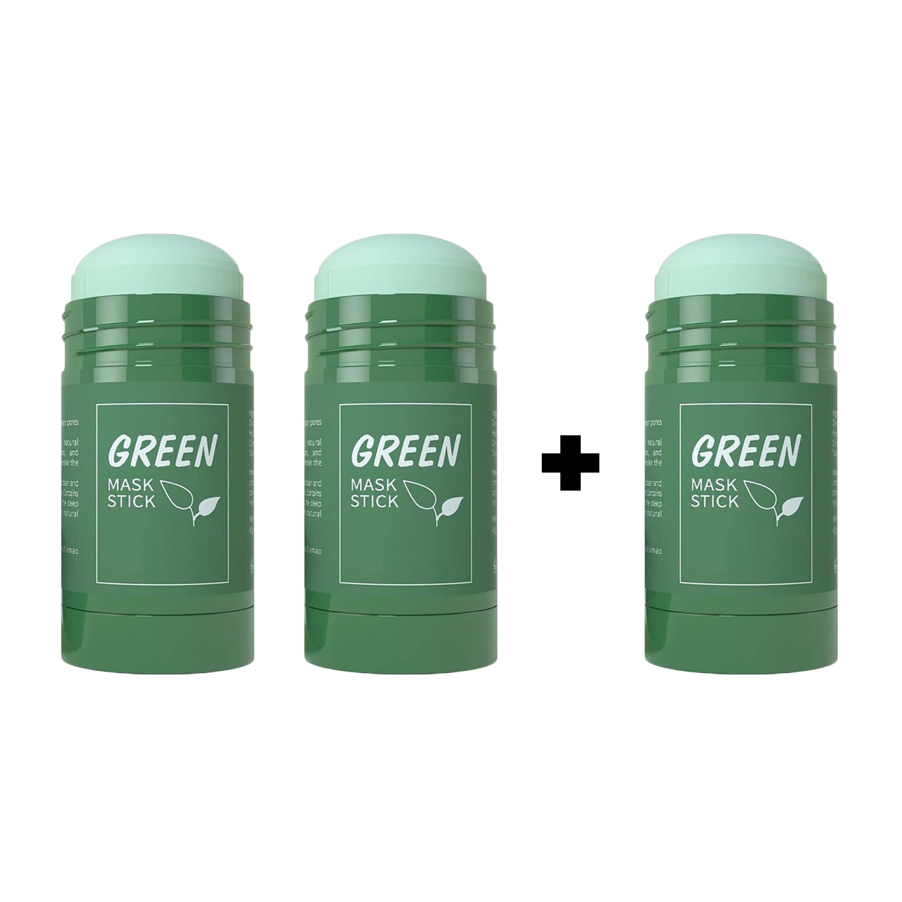 Green mask stick 2 + 1 GRATIS