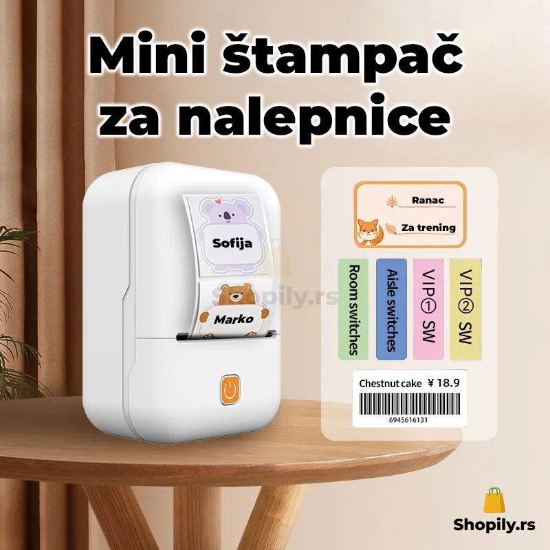 Mini štampač za nalepnice