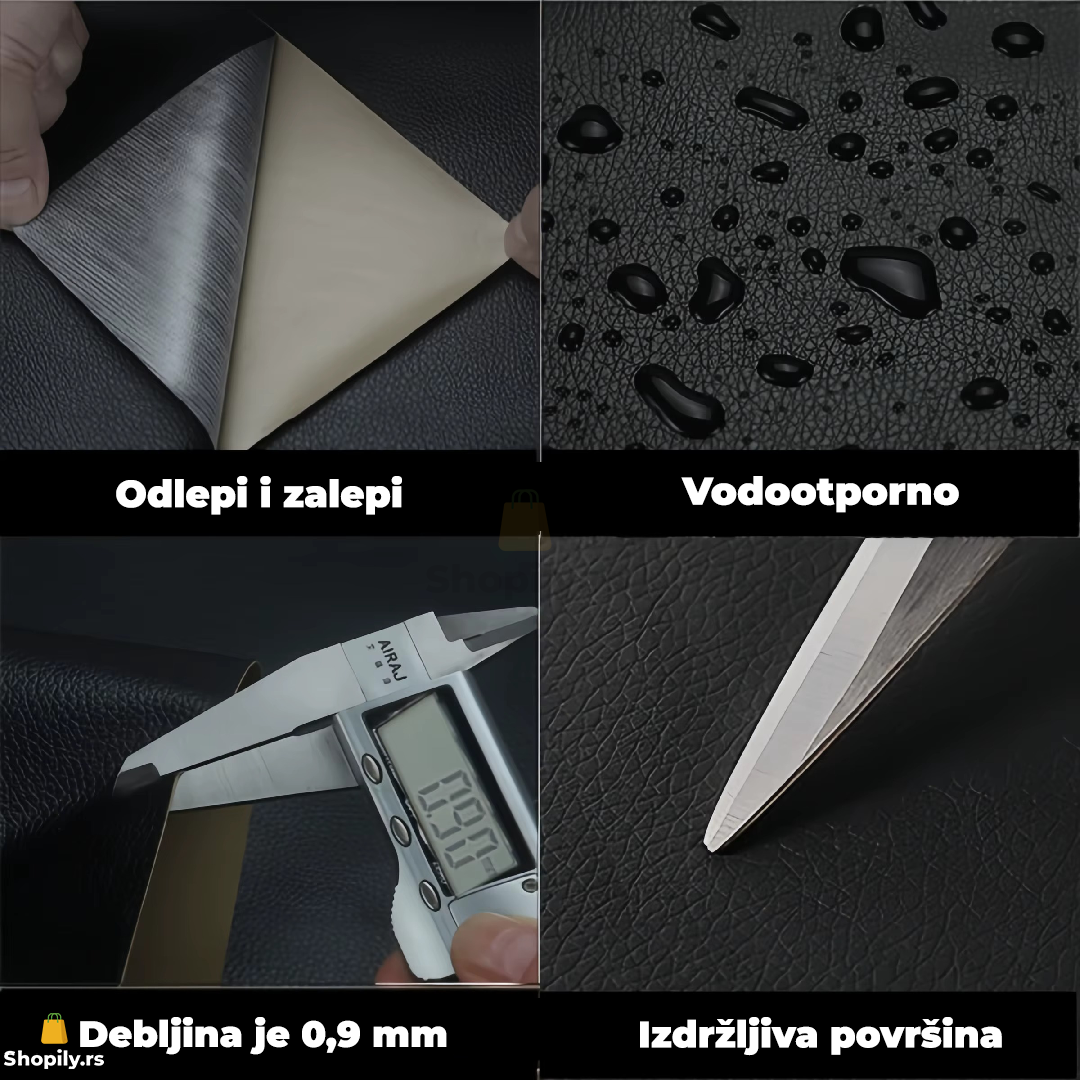 samolepljivo platno za reparaciju koze