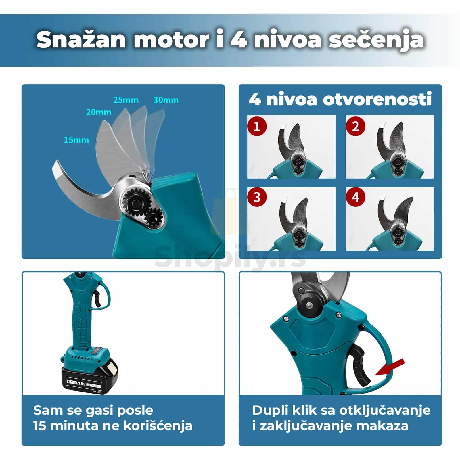 aku makaze za orezivanje