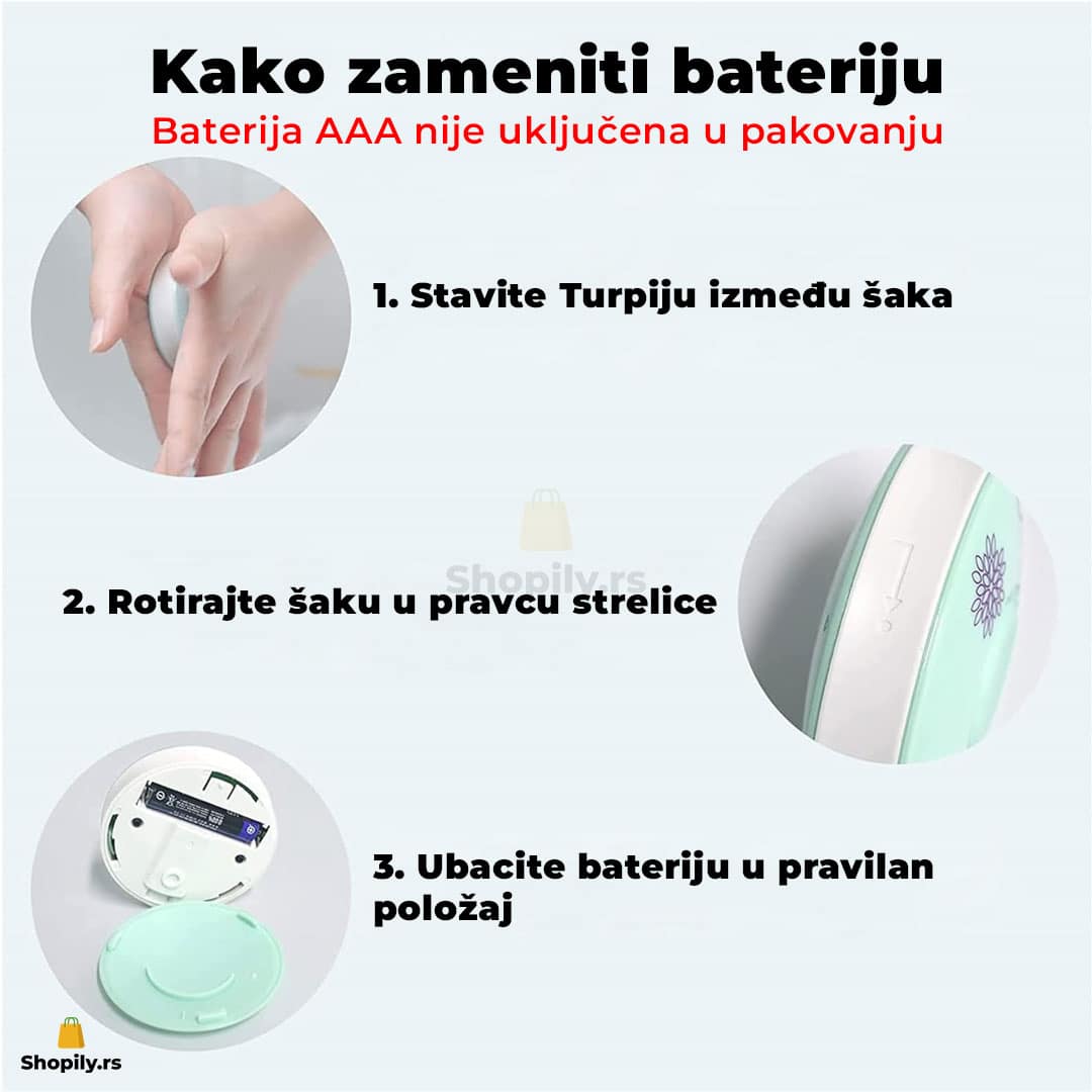 turpija za nokte za bebe