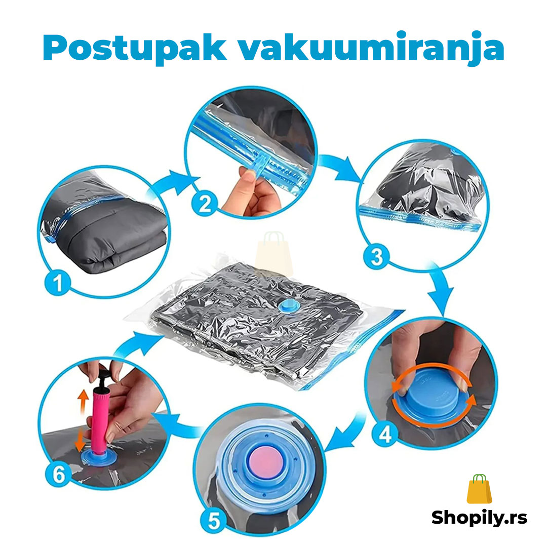Vakum kese za garderobu