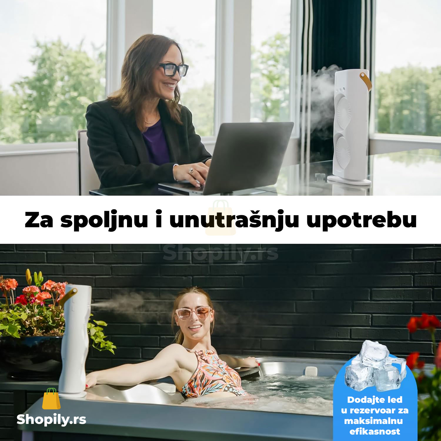 ventilator sa rasprsivacem